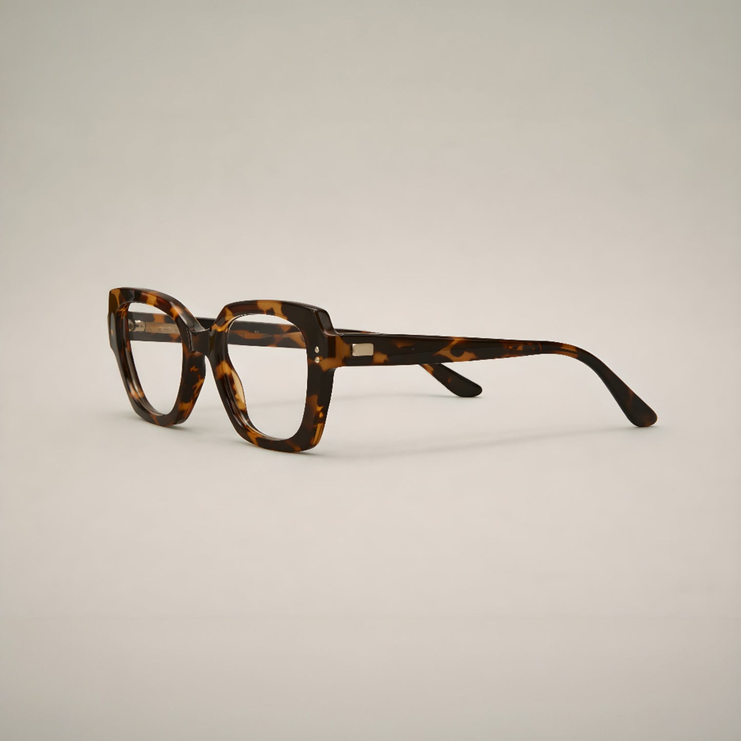 Aurelius Sculpted Heritage Havana – Bold Architectural Square Optical Frames