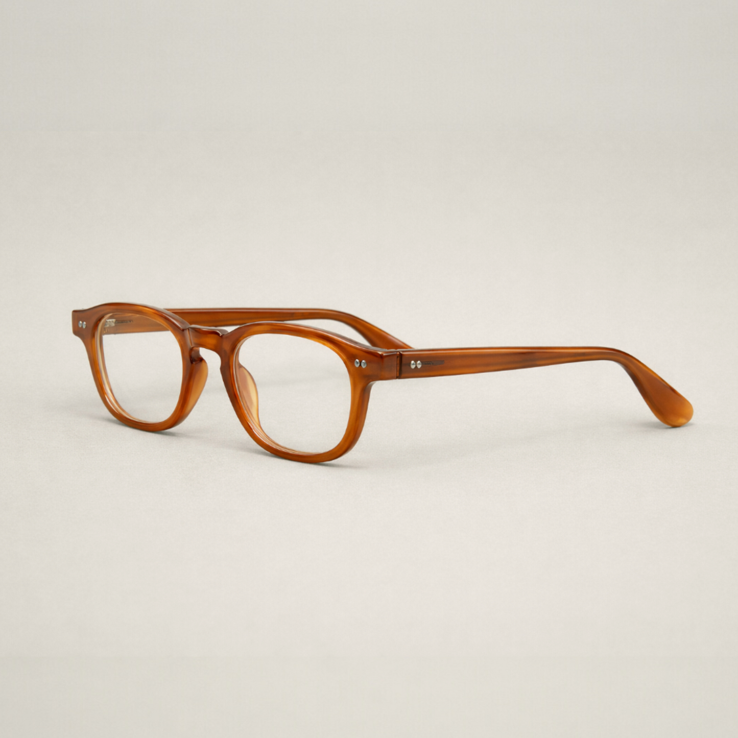 Artisan Heritage Round Frames — Handcrafted High-Density Cellulose Acetate Eyewear