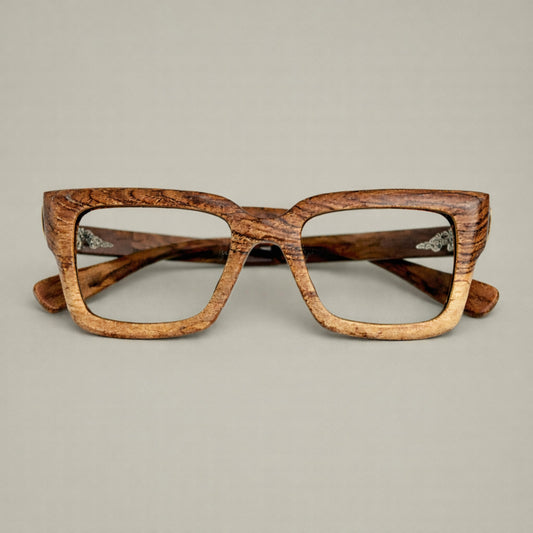 Artisan Heritage Timber Frames — Handcrafted Natural Wood Architectural Optical Eyewear