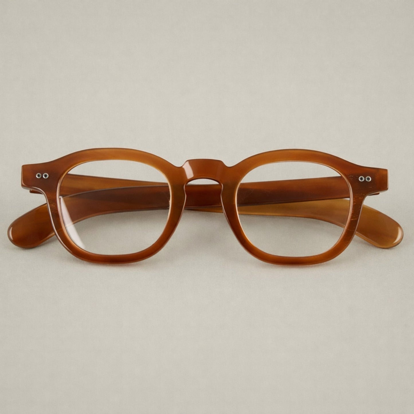Artisan Heritage Round Frames — Handcrafted High-Density Cellulose Acetate Eyewear