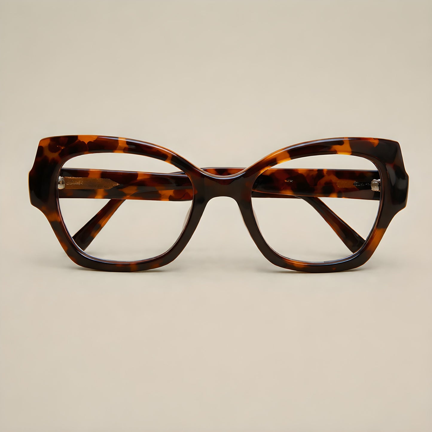 Aurelius Sculpted Heritage Havana – Bold Architectural Square Optical Frames